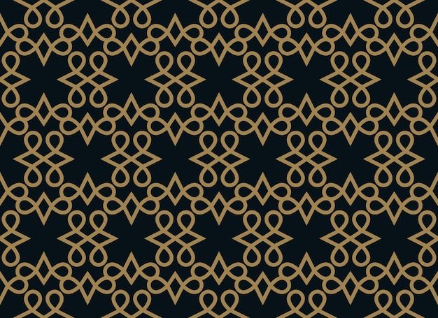 Elegant line ornament pattern seamless pattern for background wallpaper textile printing packaging wrapper etc