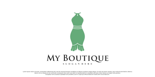 Elegant logo for fashion designer with creative modern concept Premium Vector