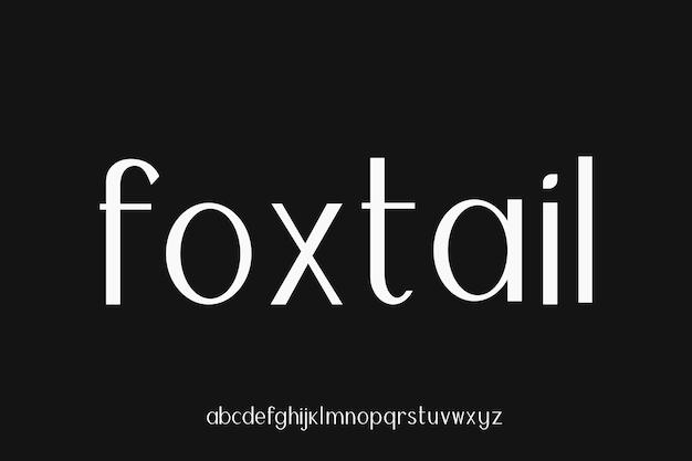 Elegant lowercase alphabet font suitable for logotype creative design Vector illustration