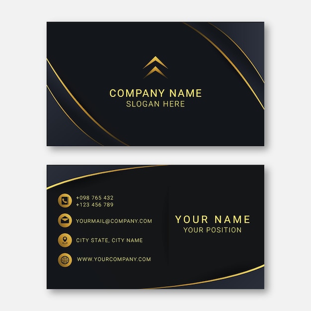 elegant luxury business card template