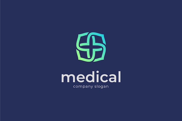 Elegant medical logo.