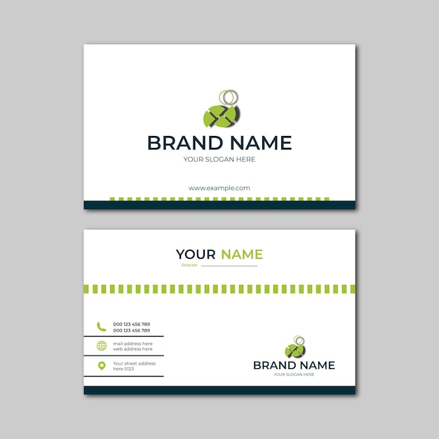 elegant modern business card design template