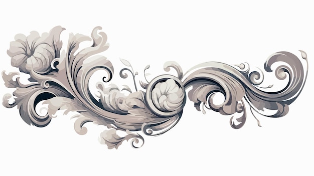 Elegant Modern Swirls Design for Graphic Projects