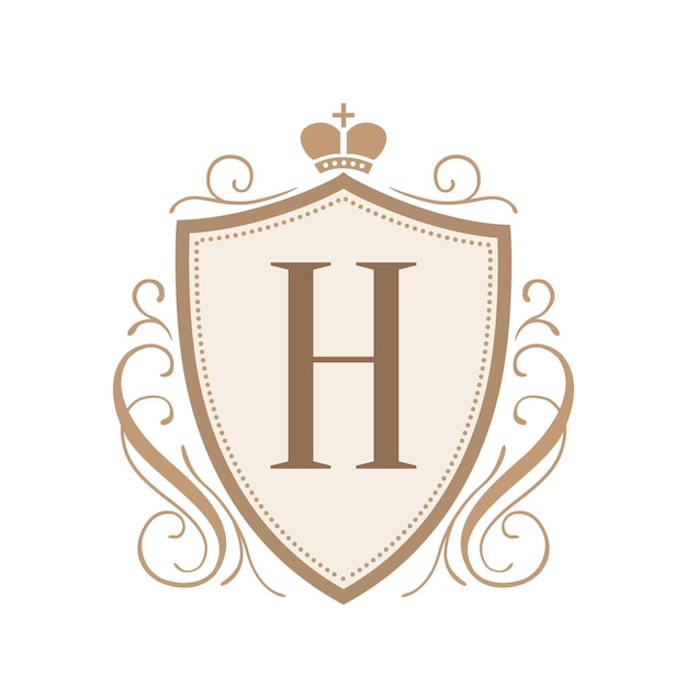 elegant monogram design template vector