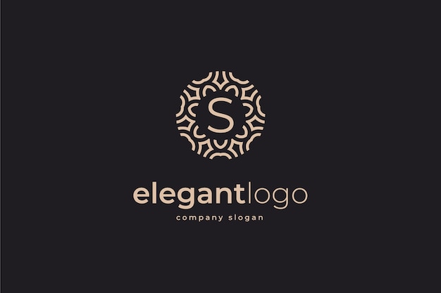 Elegant monogram logo    