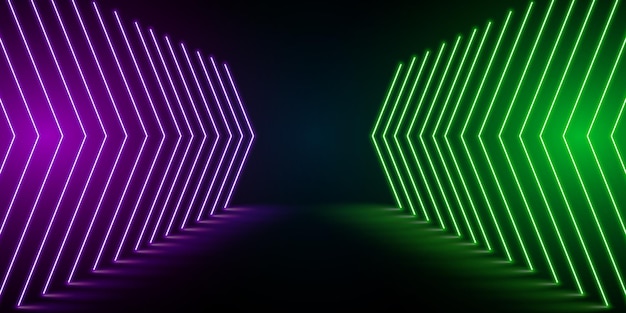 An elegant neon style background