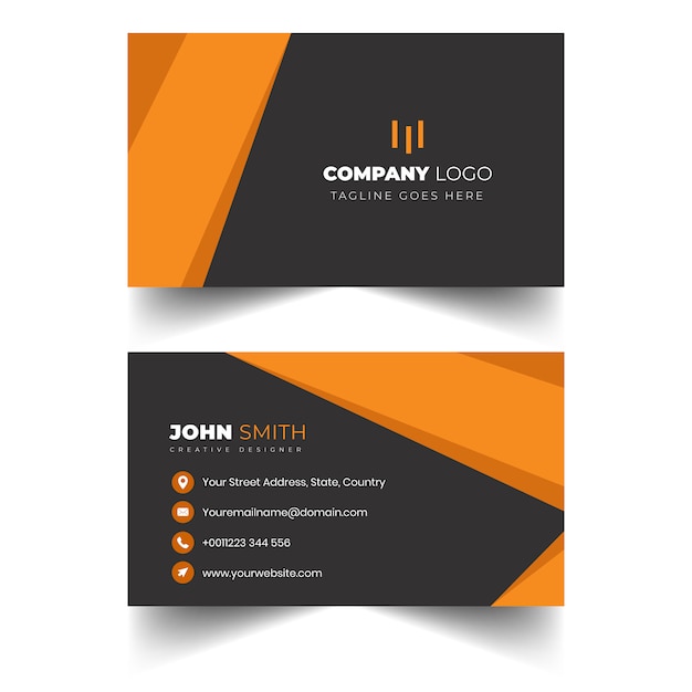 Elegant Professional visiting card design 