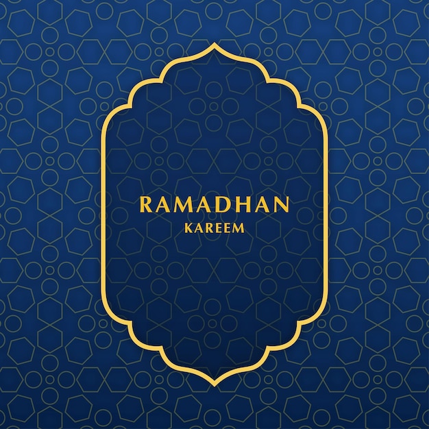 Elegant Ramadan Square Background Template