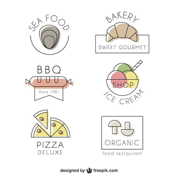 Elegant Restaurant Logo Collection