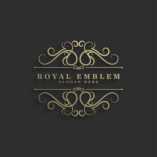 Elegant retro ornamental logo