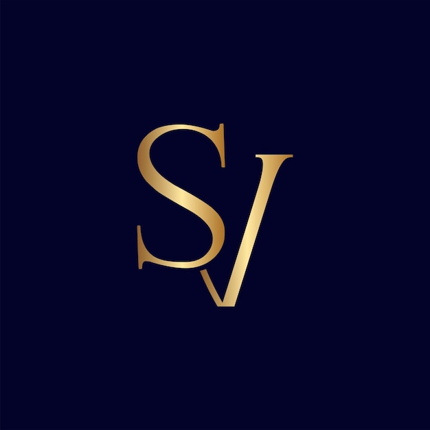 ELEGANT ROYAL AMAZING GOLD WOMEN BEAUTY LOGO LETTER SV