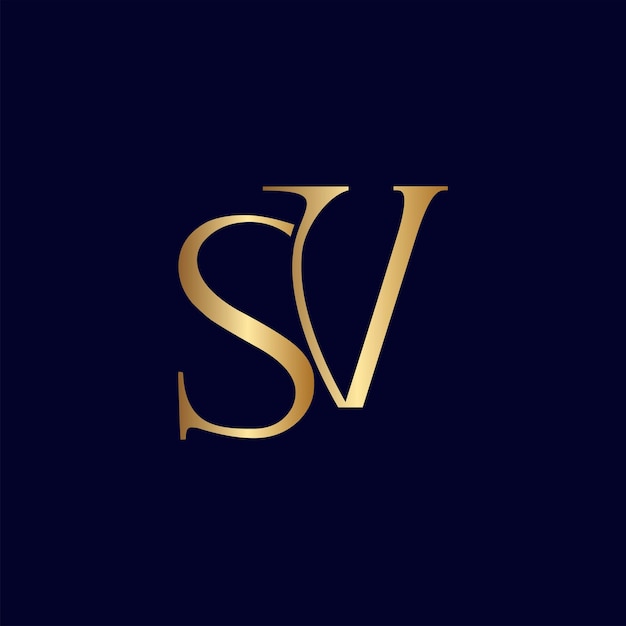 ELEGANT ROYAL AMAZING GOLD WOMEN BEAUTY LOGO LETTER SV