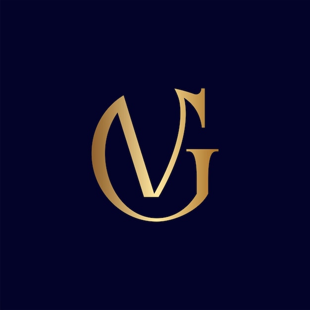 ELEGANT ROYAL AMAZING GOLD WOMEN BEAUTY LOGO LETTER VG