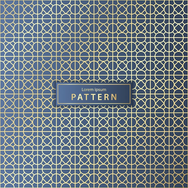 Elegant seamless geometric pattern