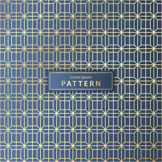 Elegant seamless geometric pattern