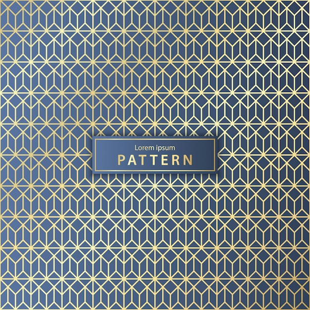 Elegant seamless geometric pattern