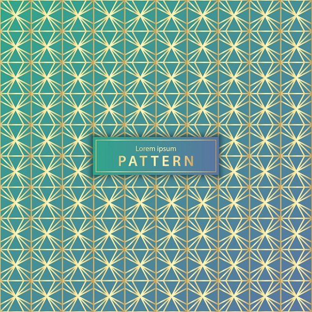 Elegant seamless geometric pattern