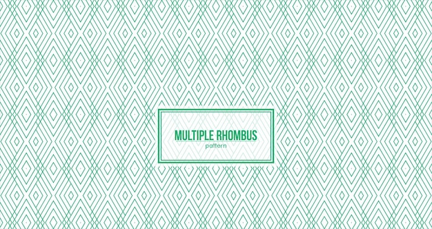 elegant seamless multiple rhombus pattern