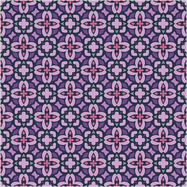 Elegant seamless pattern colorful design