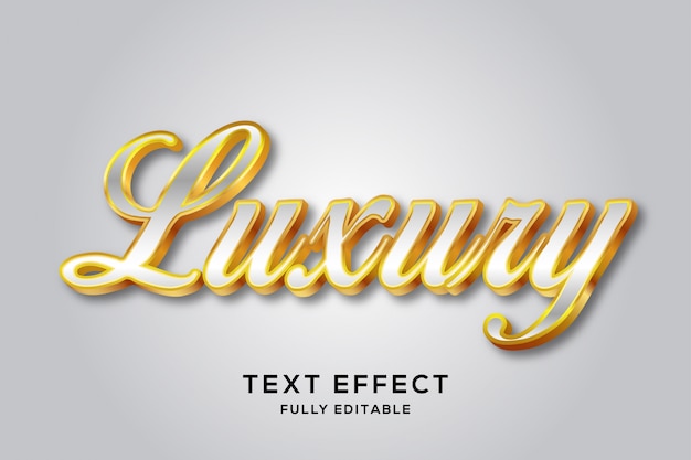 Elegant Shiny Gold Editable Text Effect