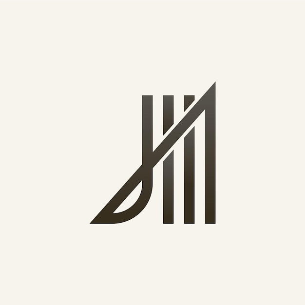 Elegant simple and minimalist skyscraper logo design