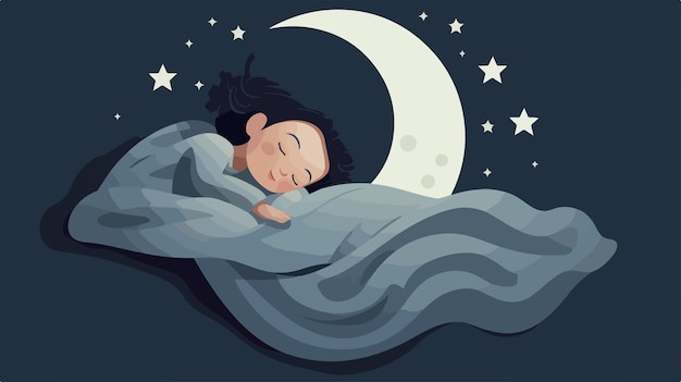 Vector elegant sleep design on gray background vector illustration