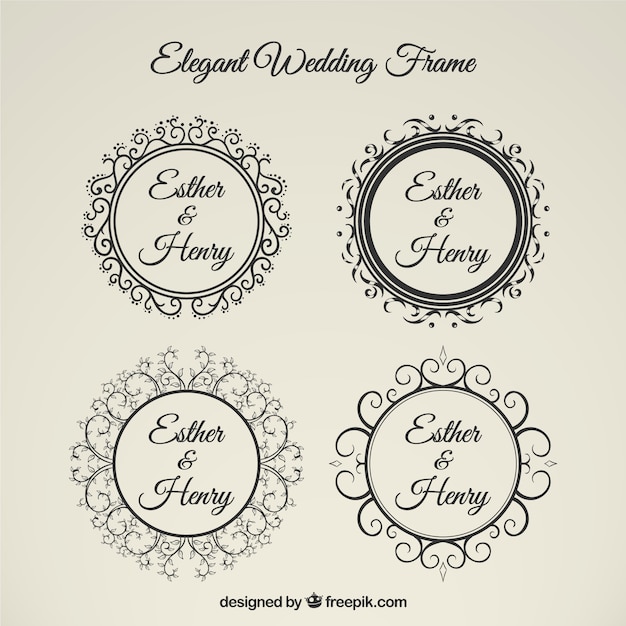 Elegant Wedding Frame