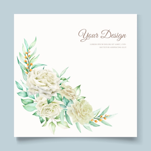 Vector elegant wedding invitation card set