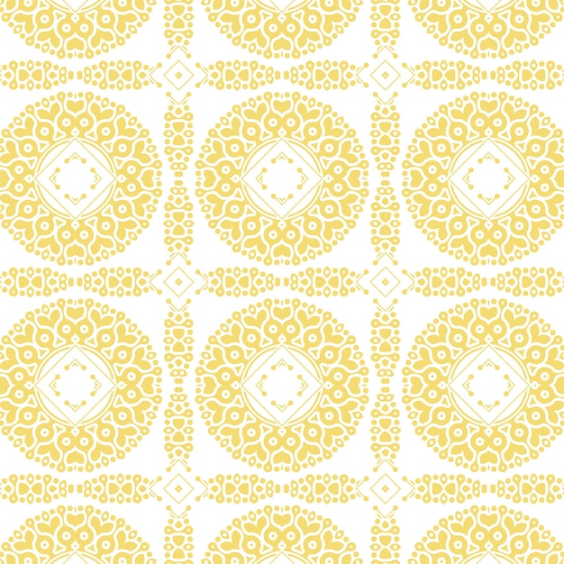 Elegant white seamless geometric pattern