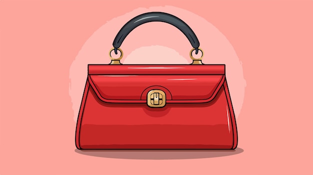 Vector elegant womens bag vector illustration for fashion designers and retailers