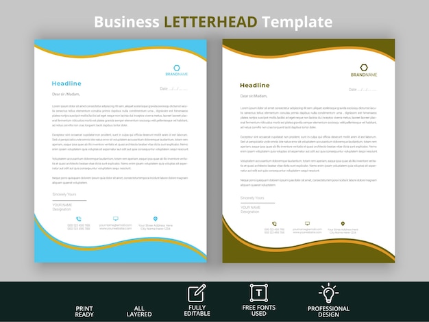 Element minimalist simple letterhead template in Abstract style design temple