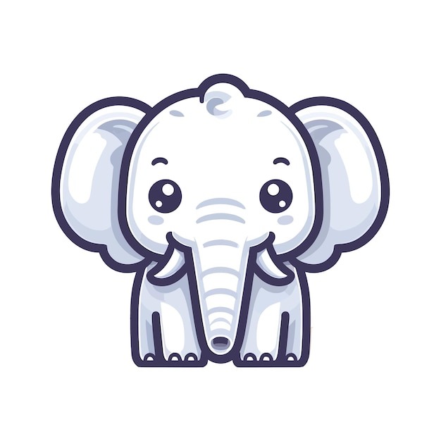 Elephant Cartoon Illustration