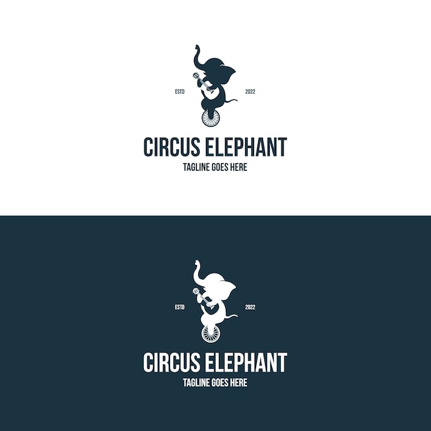 Elephant circus logo design inspiration