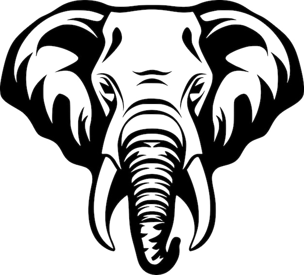 Elephant High Quality Vector Logo Vector illustration ideal for Tshirt graphic