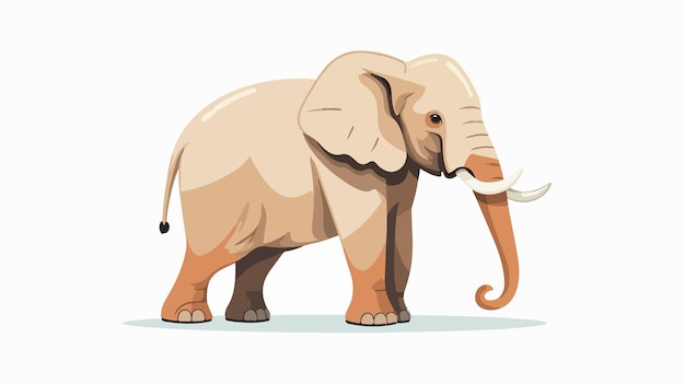 Vector elephant icon symbolizing animal concept