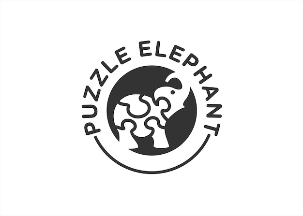 elephant logo design vector illustration