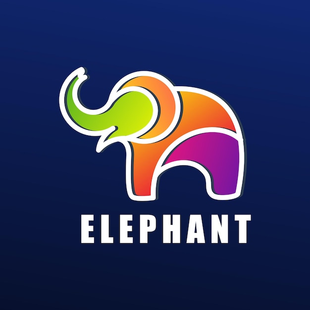 Elephant logo graphic design