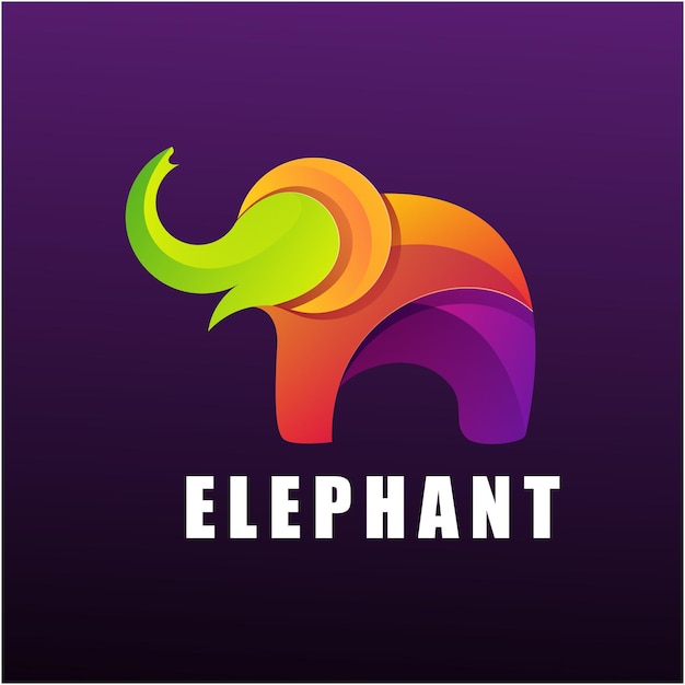 Elephant logo graphic design