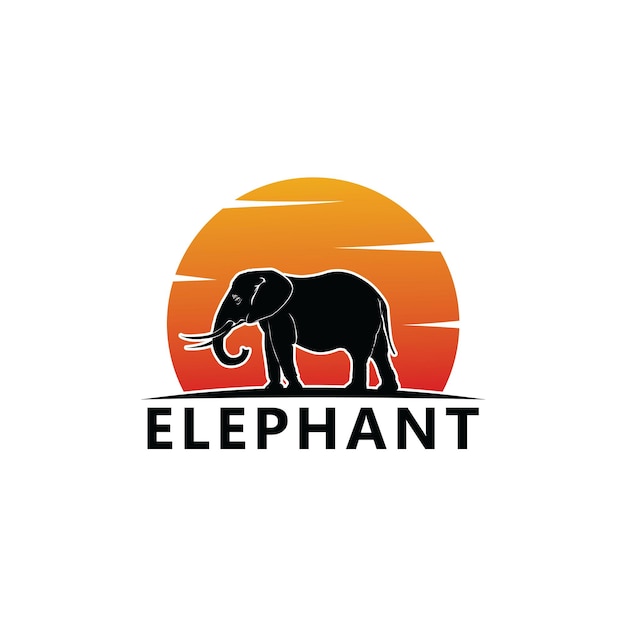 Elephant Logo Template Design Vector