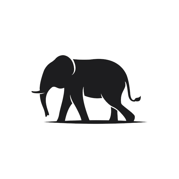 Elephant logo vector icon concept illustration