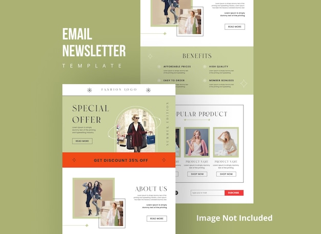 Email Newsletter for Fashion