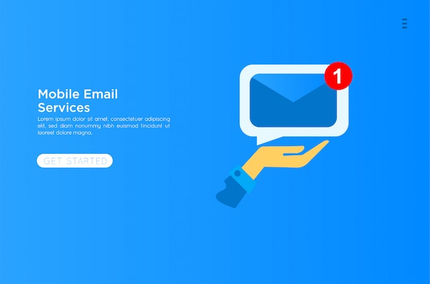 email services illustration