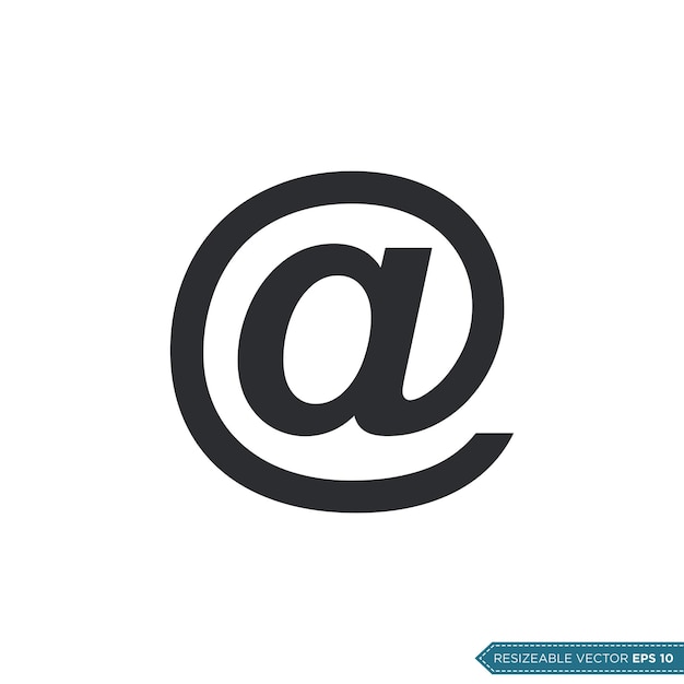 Email Sign UI / UX Icon Vector Symbol Illustration Design