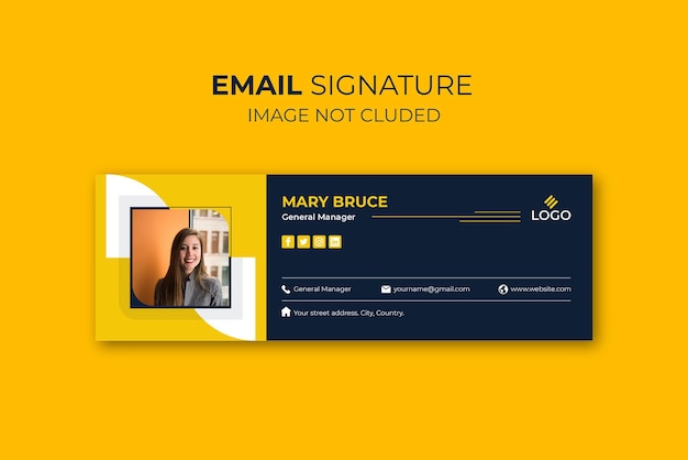 Email Signature Banner Template