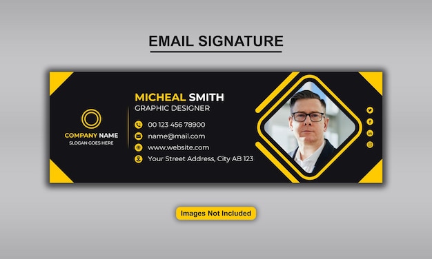 Email Signature design for self and office