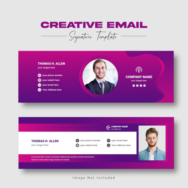 Email Signature Design Template