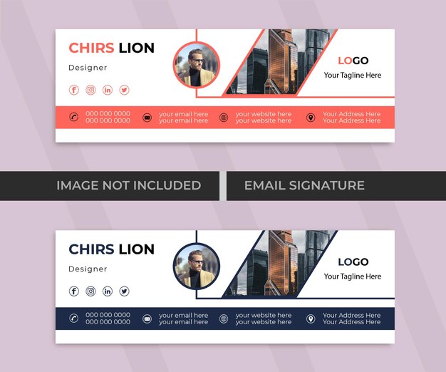 email signature minimalist email signature template