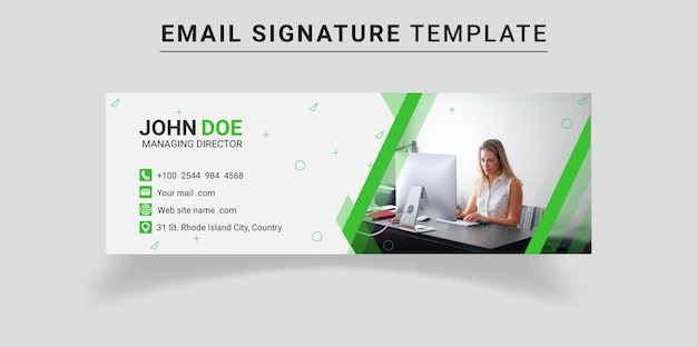 Email signature template Corporate Email Signature Template