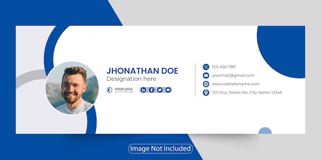 Email signature template design