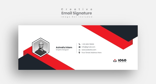 Email signature template design